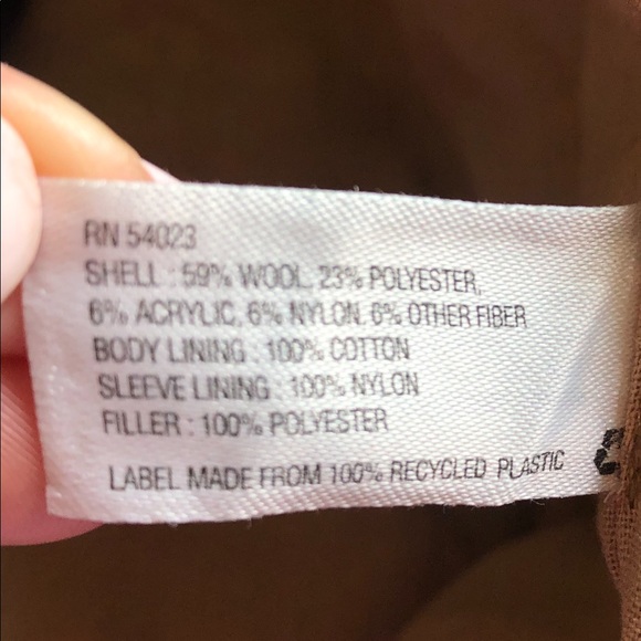 Kids Wool Peacoat BLACK size XS - Picture 5 of 5